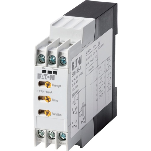 [EAT031891] Relais temporisé, 1W, 0,05s-100h, multifonctions, 24-240VAC/DC
