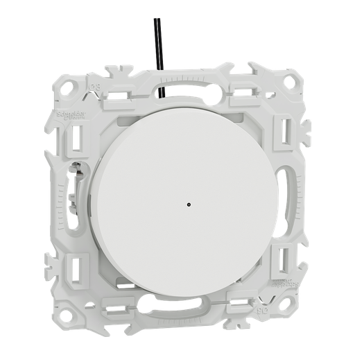 [SCHS925263] Odace - va-et-vient ou poussoir lumineux LED avec griffes - 10AX - blanc craie