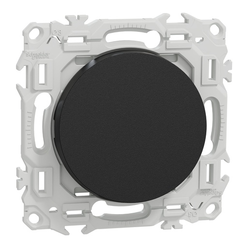[SCHS940204] Odace - va-et-vient ou poussoir - 10AX - noir onyx
