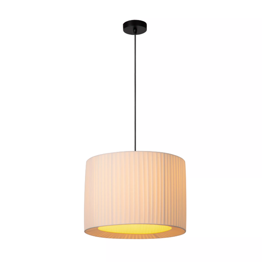 [LUC21439/40/31] FOLD Suspension-Blanc-Ø40-1xE27-40W-Tissu