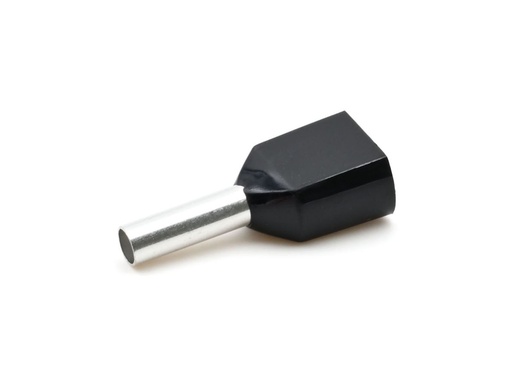 [CEMPKT1508] Embout de câblage double 2 x 1,5 mm² longueur 8 mm noir