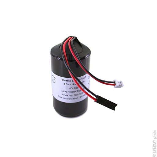 [ENIMGL00625] Pack(s) Batterie lithium LSH20 D 3.6V 13Ah JST