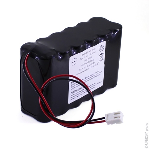 [ENIMGL00745] Pack(s) Batterie Li-Ion 12x 18650 2S6P ST2 7.2V 15.6Ah JST VH