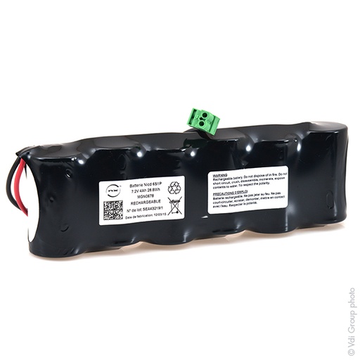 [ENIMGN0678] Batterie(s) Batterie eclairage secours 6 VTD70  6S1P ST1 7.2V 4.2Ah PHOEN