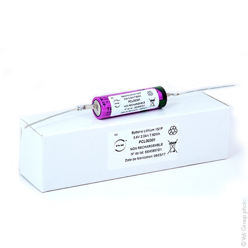 [ENIPCL00301] Pack(s) Pile lithium SL-760/P AA 3.6V 2.2Ah CNA