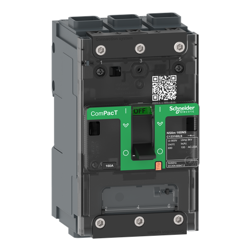 [SCHC123160LS] ComPacT NSXmNA - interrupteur-sectionneur - 160A - 3P - borne EverLink