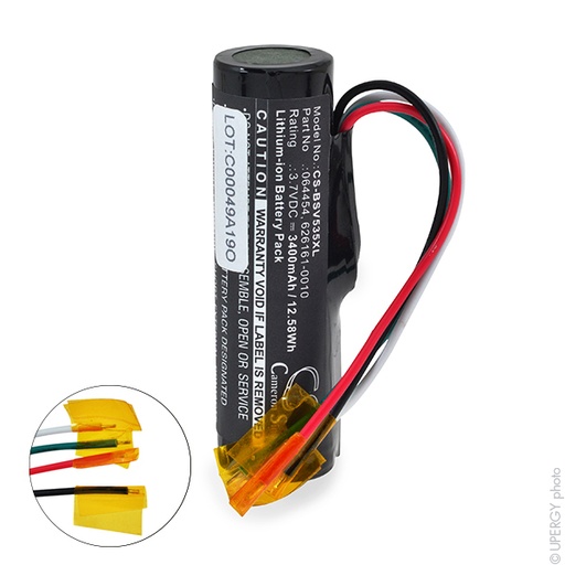 [ENIAML0309] Batterie(s) Batterie enceinte bluetooth pour Bose 3.7V 3400mAh