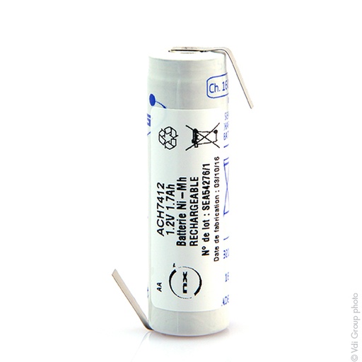 [ENIACH7412] Accumulateur(s) Accus Nimh industriels VH AAL 1700 1.2V 1600mAh HBL