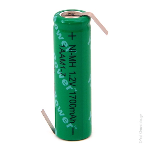 [ENIACH9223] Accumulateur(s) Accus Nimh industriels AA 1AAM1-7 1.2V 1700mAh HBL
