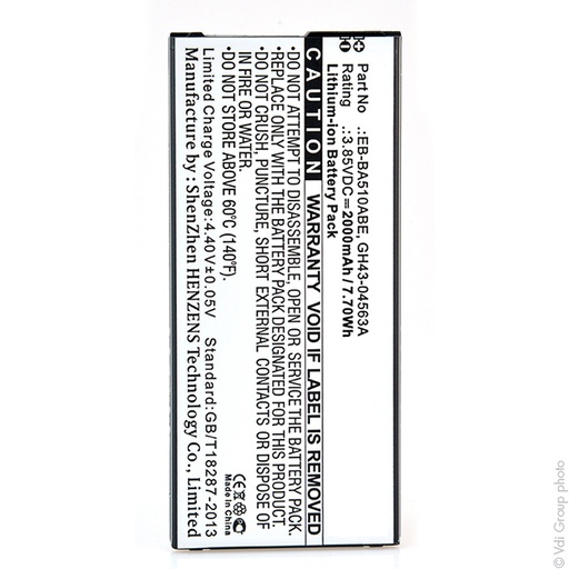 [ENIGML901207] Blister(s) x 1 Batterie téléphone portable pour Samsung Galaxy A5 (2016) 3.85V 2