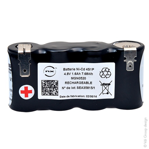 [ENIMGN0520] Batterie(s) Batterie eclairage secours 4x SC VNT 4S1P ST1 4.8V 1600mAh FAST
