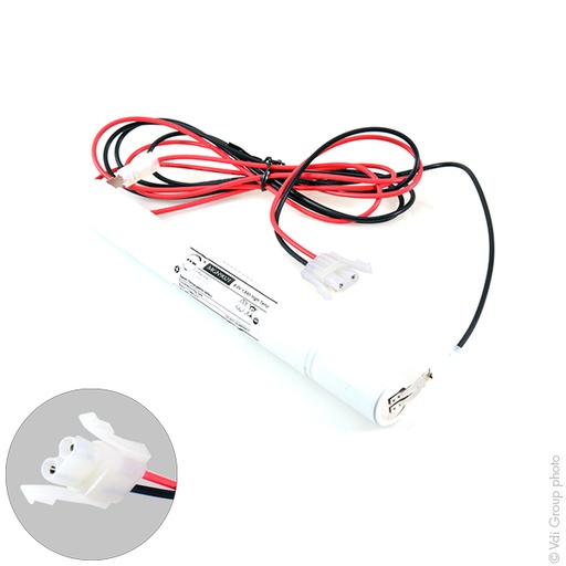 [ENIMGN9059] Batterie(s) Batterie eclairage secours 5xSC ST4 + AMP 6V 1.6Ah