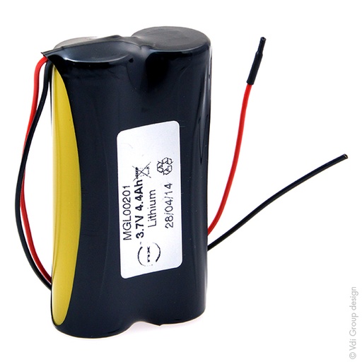 [ENIMGL00201] Pack(s) Batterie Li-Ion 2x INR18650 25R 1S2P ST1 3.7V 5000mAh Fils