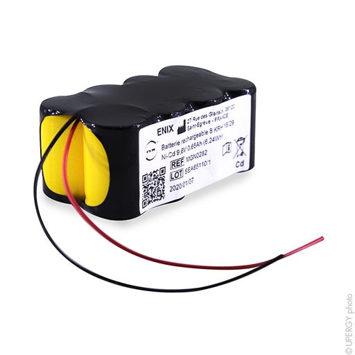 [ENIMGN0282] Pack(s) Batterie médicale SECA 747 9.6V 0.65Ah F100