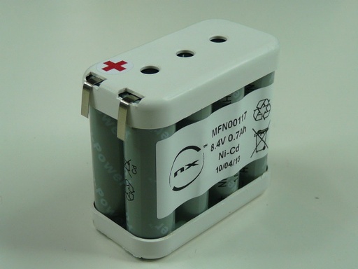 [ENIMFN00117] Pack(s) Batterie Nicd 7x AA 7S1P ST2 8.4V 700mAh T2