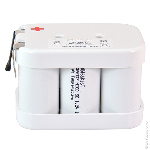 [ENIMFN00120] Pack(s) Batterie Nicd 6x SC HT 6S1P ST2 7.2V 1.6Ah FAST
