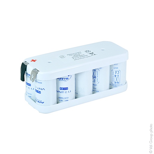 [ENIMFN0076] Pack(s) Batterie Nicd 9xC 2500 10.8V 2.5Ah COSSE