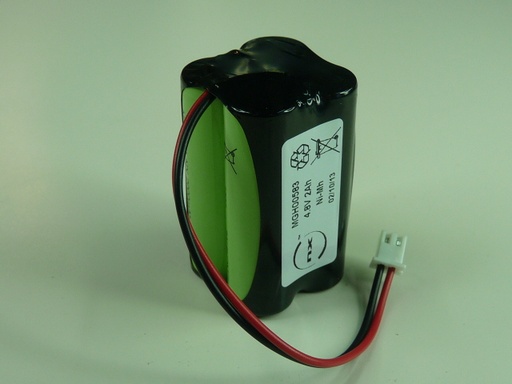 [ENIMGH00583] Pack(s) Batterie Nimh 4x AA 4S1P ST2 4.8V 2000mAh JST