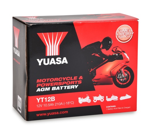 [ENIMOT9215] Batterie(s) Batterie moto YUASA YT12B-BS 12V 10Ah