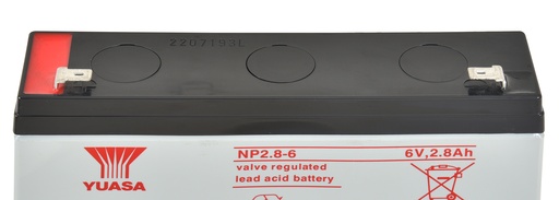 [ENIAMP9214] Batterie(s) Batterie plomb AGM YUASA NP2.8-6 6V 2.8Ah F4.8