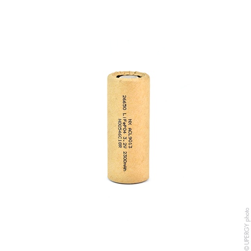 [ENIACL9013] Accumulateur(s) Accus Lithium Fer Phosphate IFR-26650 LiFePO4 HD 3.2V 2300mAh