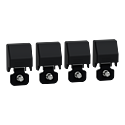 [SCHNSYAEFPFSC2] PanelSeT Accessoires - Kit de 4 pattes de fixation et caches - pour coffret S3D