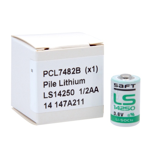 [ENIPCL7482B] Boîte(s) de 1 Pile lithium LS14250 1/2AA 3.6V 1.2Ah