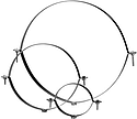 [UNV867743] Collier support isolé double filetage pour tige de 8 ou 10 mm, D 160 mm