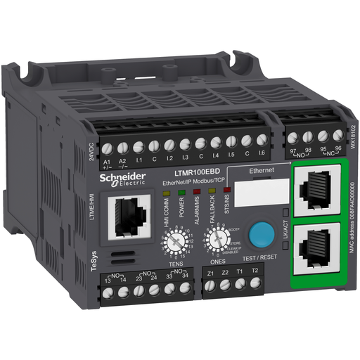 [SCHLTMR100EBD] TeSys T contrôleur moteur LTM R, Ethernet, 24 V CC, 5…100 A