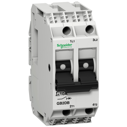 [SCHGB2DB16] TeSys GB2-DB - disjoncteur pour circuit de contrôle - 10A - 2P - 2d