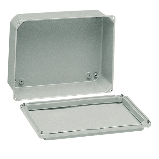 [SCHNSYDB88M] PanelSeT SDB - boîte acier - couvercle bas - avec prédécoupage - 85x85x49mm
