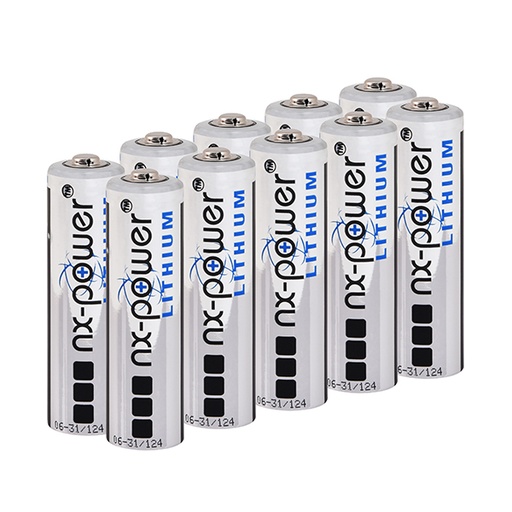[ENIPCL9010] Boîte(s) de 10 Pile lithium AA - L91 Nx-Power Lithium 1.5V 2800mAh