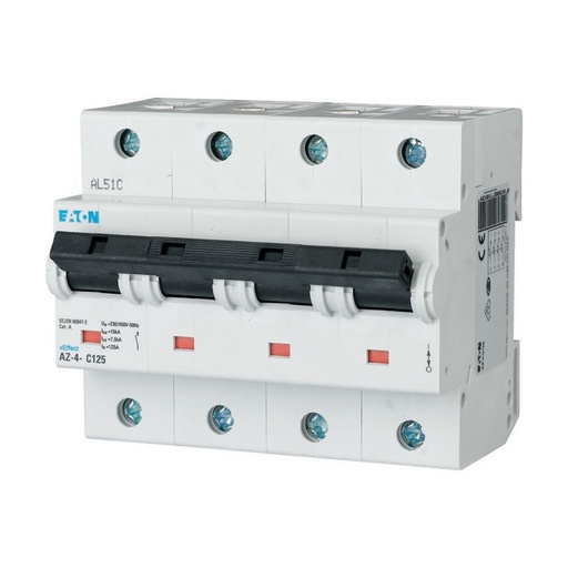[EAT174539] Disjoncteur modulaire AZ haut pdc , 100A, 4P, 25kA (IEC/EN 60947-2), courbe B