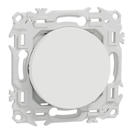 [SCHS920205] Odace - permutateur - bornes automatiques - 10AX - blanc craie