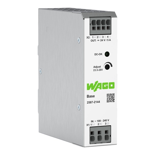 [WAG2587-2144] Alimentation à découpage BASE monophasée 230 V AC / 24 V DC - 5 A