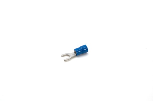 [CEMBFU4] Cosse préisolée fourche bleue (1,5 à 2,5 mm²) - Diam. 4 mm