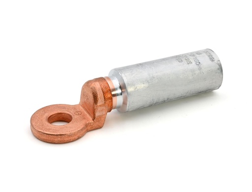 [CEMCAA150M12] Cosse alu-cuivre 150 mm² - Diam.12 mm à fut long (poinçonnage)