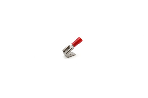 [CEMRFFM608] Clip partiellement isolé mixte rouge (0,25 à 1,5 mm²) - 6,3 x 0,8 mm