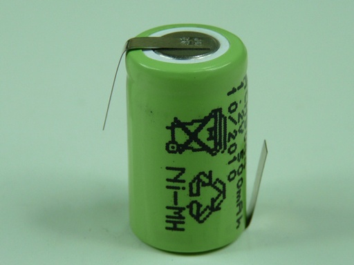 [ENIACH9052] Unité(s) Accus Nimh industriels 1/2AA 1.2V 500mAh HBL