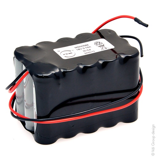 [ENIMGN0566] Pack(s) Batterie Nicd 15x AA 15S1P ST2 18V 700mAh F400