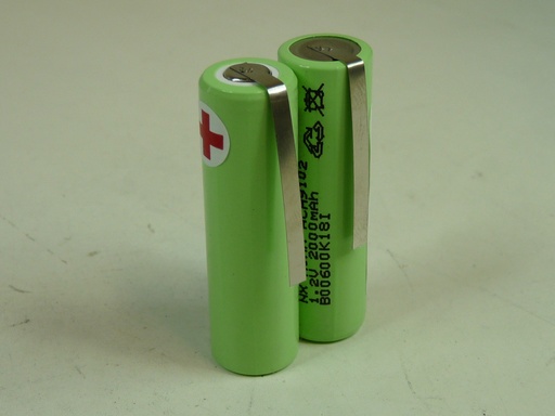 [ENIMXH0023] Pack(s) Batterie Nimh 2x AA NX 2S1P ST1 2.4V 2000mAh T2