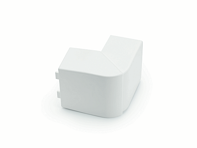 [OBO6130335] Angle extérieur AX AE11040 blc/100x110x100/PC-ABS