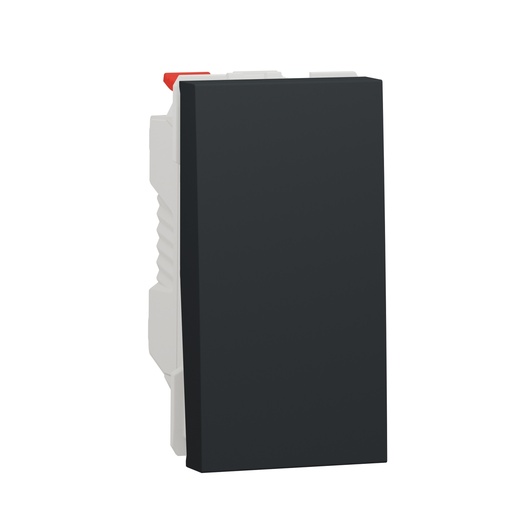 [SCHNU310354] Unica - va-et-vient - 10A - connexion rapide - 1 mod - Anthracite - méca seul