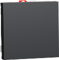 [SCHNU320354] Unica - va-et-vient - 10A - connexion rapide - 2 mod - Anthracite - méca seul
