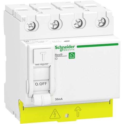 [SCHR9PRA440] Resi9 - interrupteur différentiel - 4P - 40A - 30mA - Type A - peignable