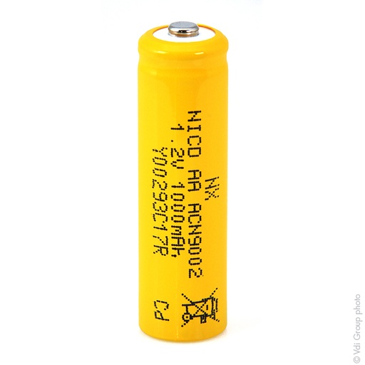 [ENIACN9002] Accumulateur(s) Accu NiCd AA 1.2V 1000mAh CT
