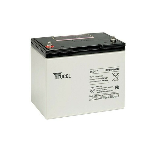 [ENIAMP92111] Batterie(s) Batterie plomb AGM YUCEL Y60-12 12V 60Ah M6-F
