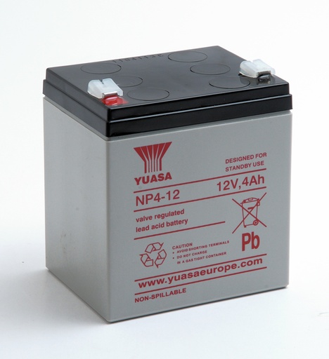 [ENIAMP9217] Batterie(s) Batterie plomb AGM YUASA NP4-12 12V 4Ah F4.8