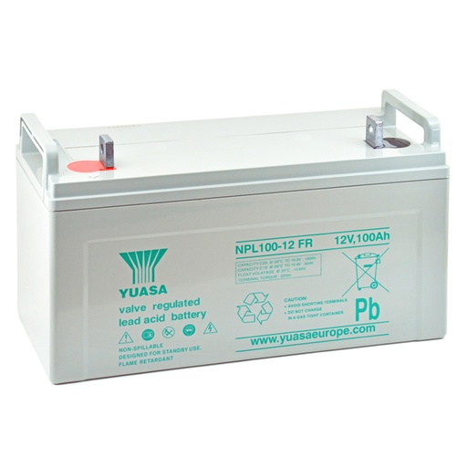 [ENIAMP9261] Batterie(s) Batterie plomb AGM YUASA NPL100-12FR 12V 100Ah M10-M
