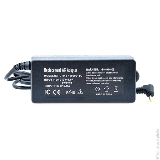 [ENILEX14117] Unité(s) Alimentation ordinateur portable pour Asus (2,5*0.7mm) 19V 40W